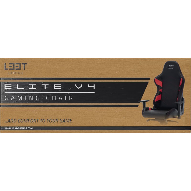 L33T
L33T-Gaming Elite V4 Gamingstol (PU) - Röd