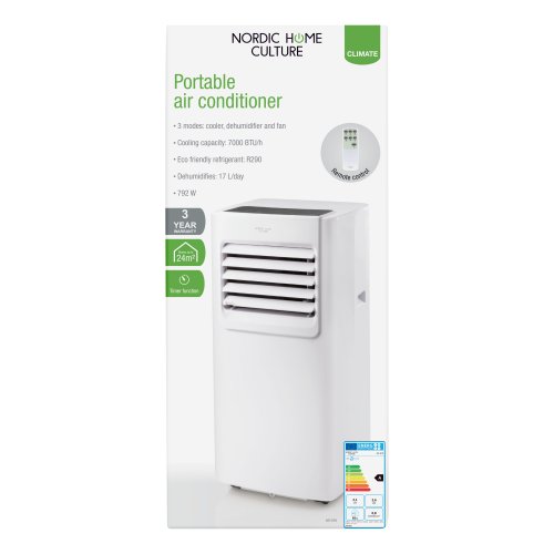 Nordic Home
Nordic Home - Portabel luftkonditionering 7000 BTU/H