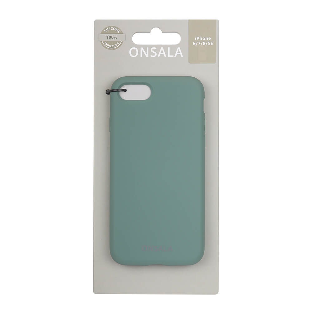 Onsala Collection - ONSALA Mobilskal Silikon Pine Green iPhone 7/8/SE 2020