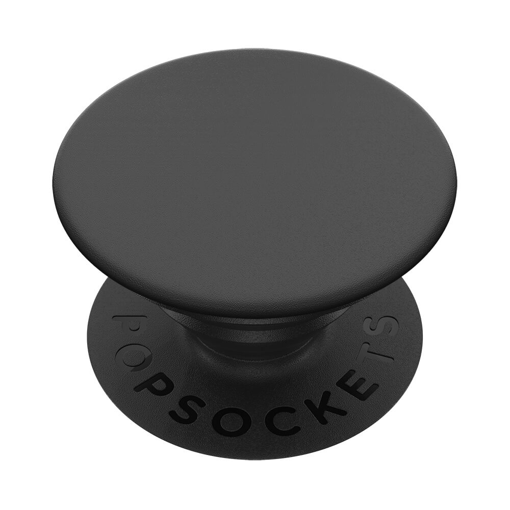 PopSockets - POPSOCKETS Black Avtagbart Grip med Ställfunktion