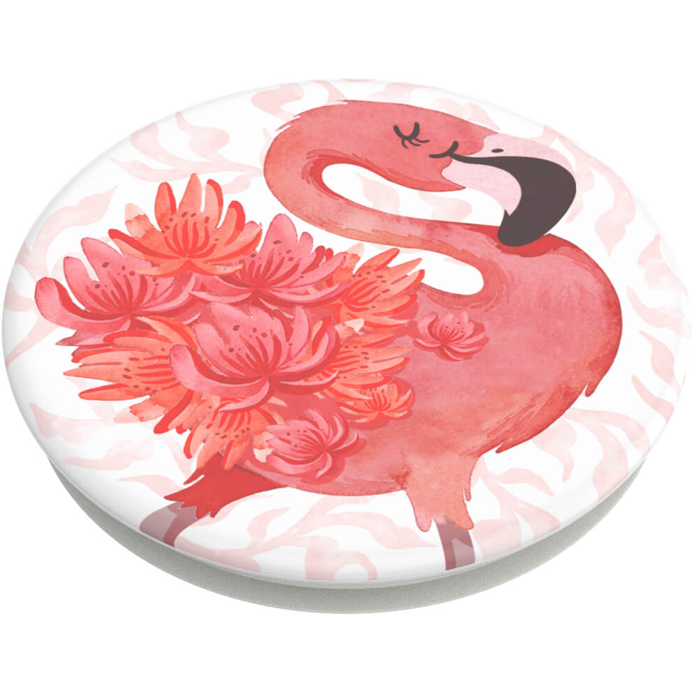 PopSockets - POPSOCKETS Flamingo a Go Go Avtagbart Grip med Ställfunktion