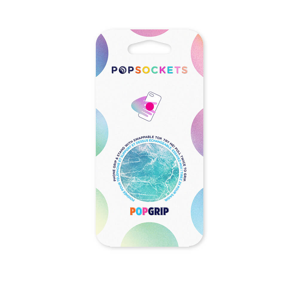 PopSockets - POPSOCKETS Ocean View Avtagbart Grip med Ställfunktion