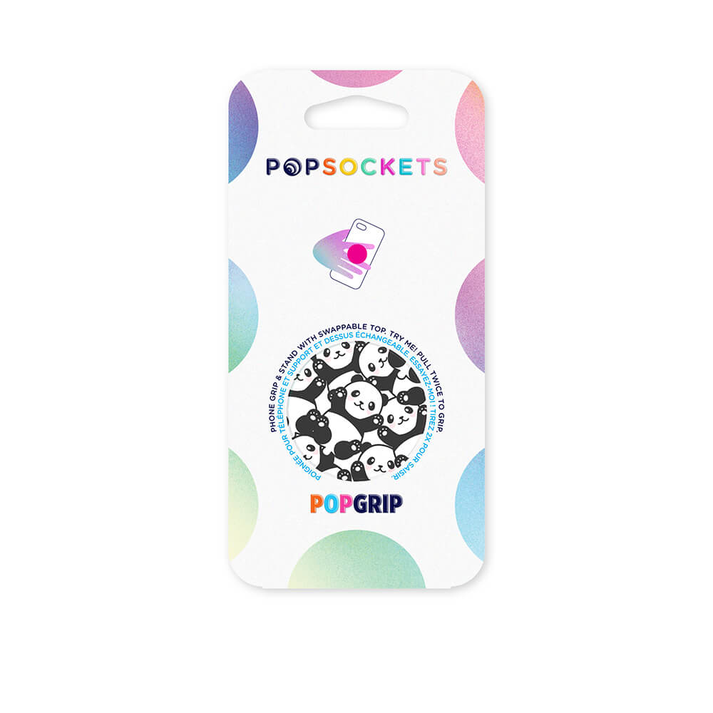 PopSockets - POPSOCKETS Pandamonium Avtagbart Grip med Ställfunktion