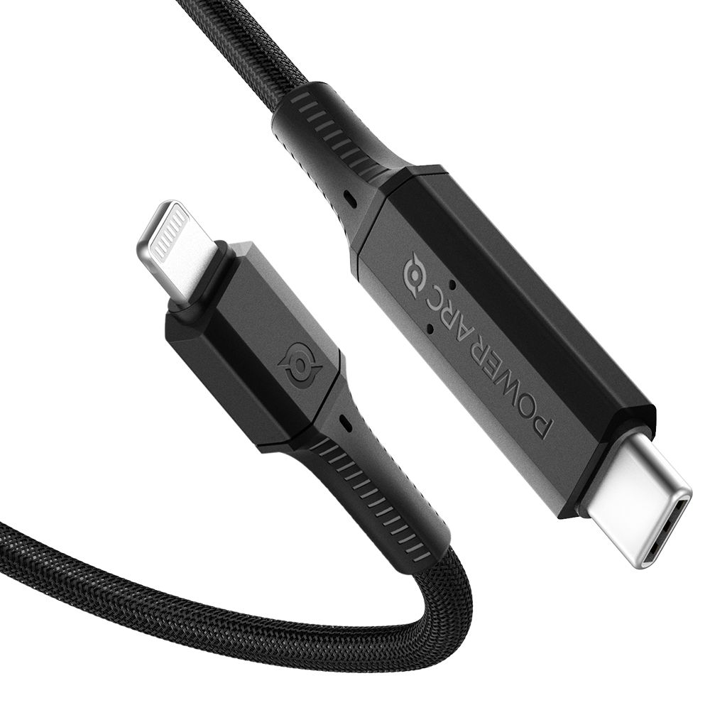 Spigen
SPIGEN Pb1901 Powerarc Lightning Mfi kabel Pd100W/2A 100cm Svart