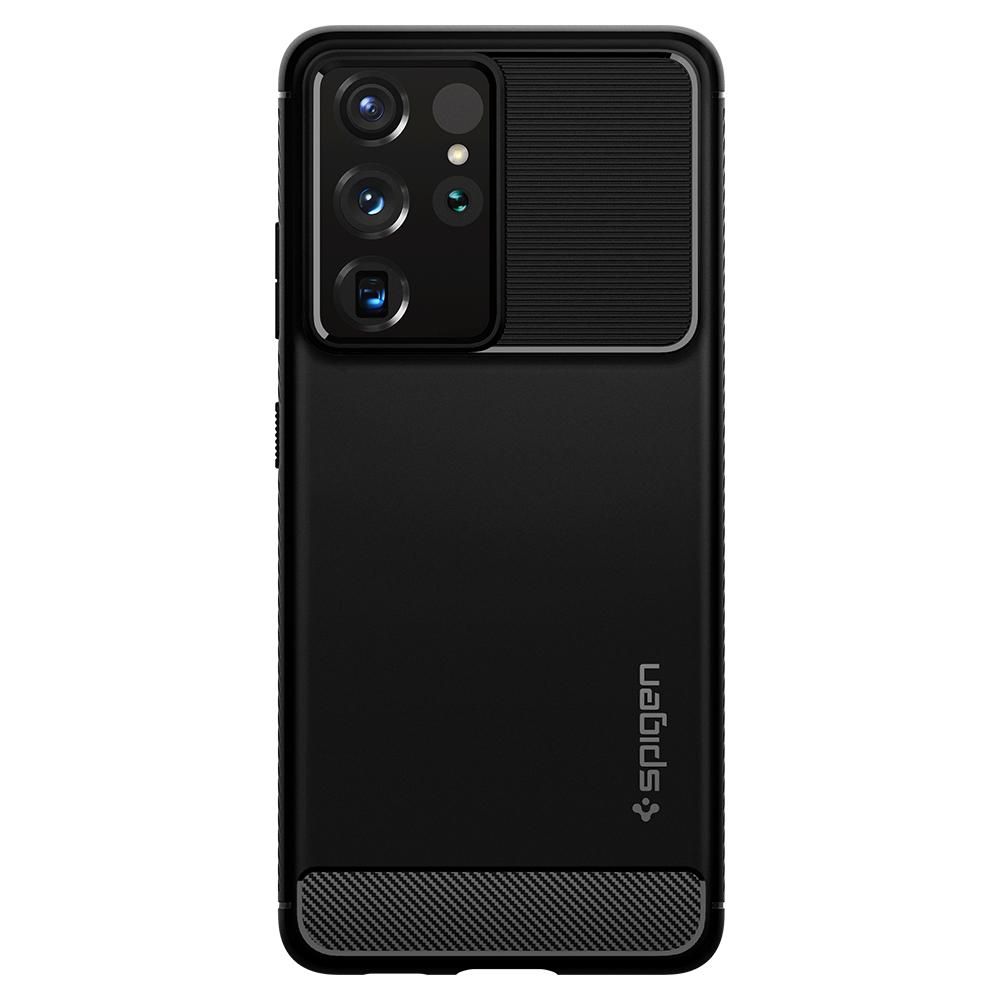 Spigen
SPIGEN Rugged Armor Skal Galaxy S21 Ultra Matte Svart