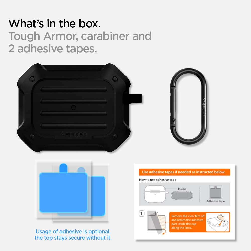 Spigen - SPIGEN Tough Armor Airpods Pro - Svart