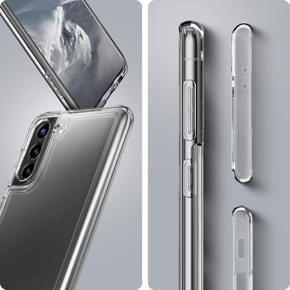 Spigen - SPIGEN Ultra Hybrid Skal Galaxy S21 Crystal Clear