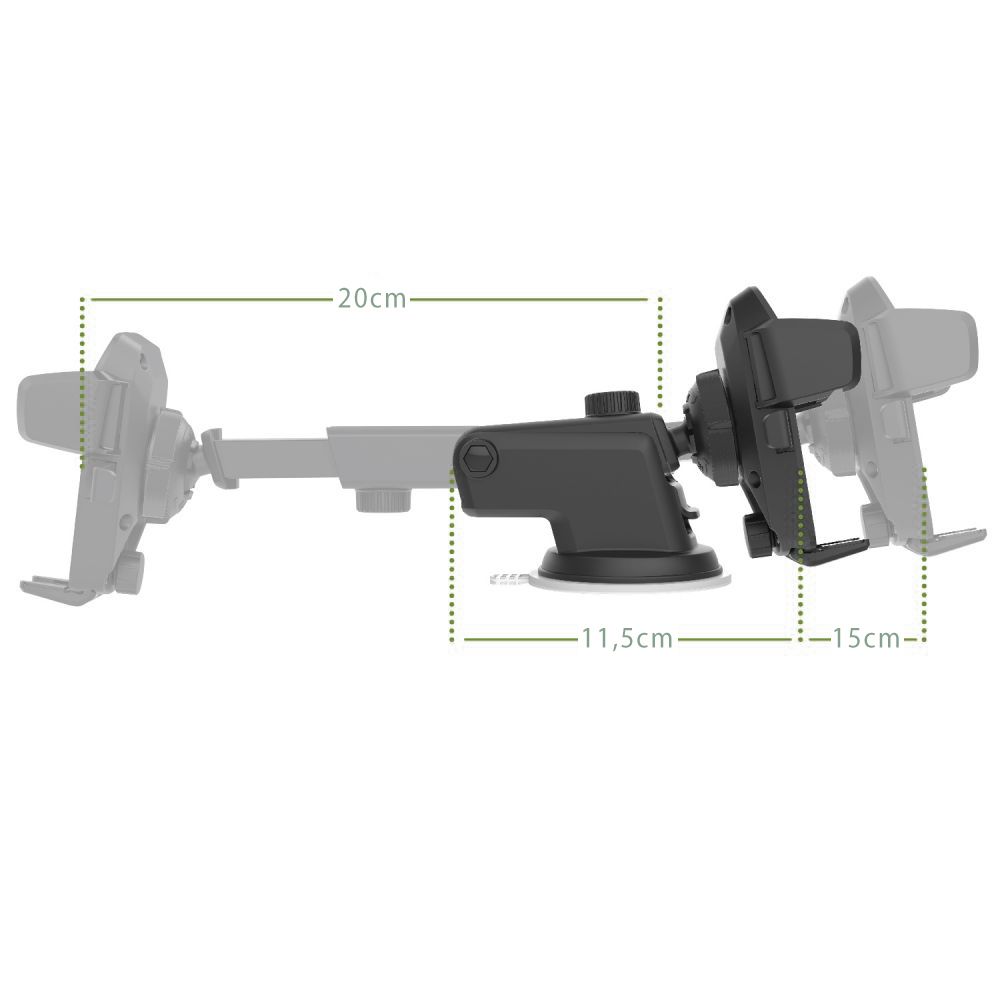 Tech-Protect - Dash & Windshield Bilhållare Mount - Svart