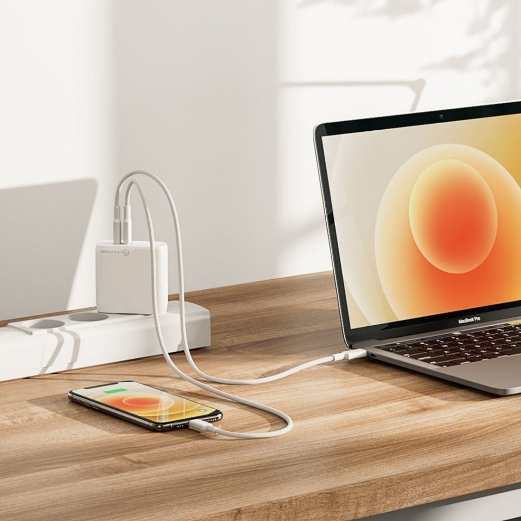 ALOGIC
ALOGIC Rapid Power 2-ports (45+18W) GaN laddare ink. 2m USB-C laddkabel