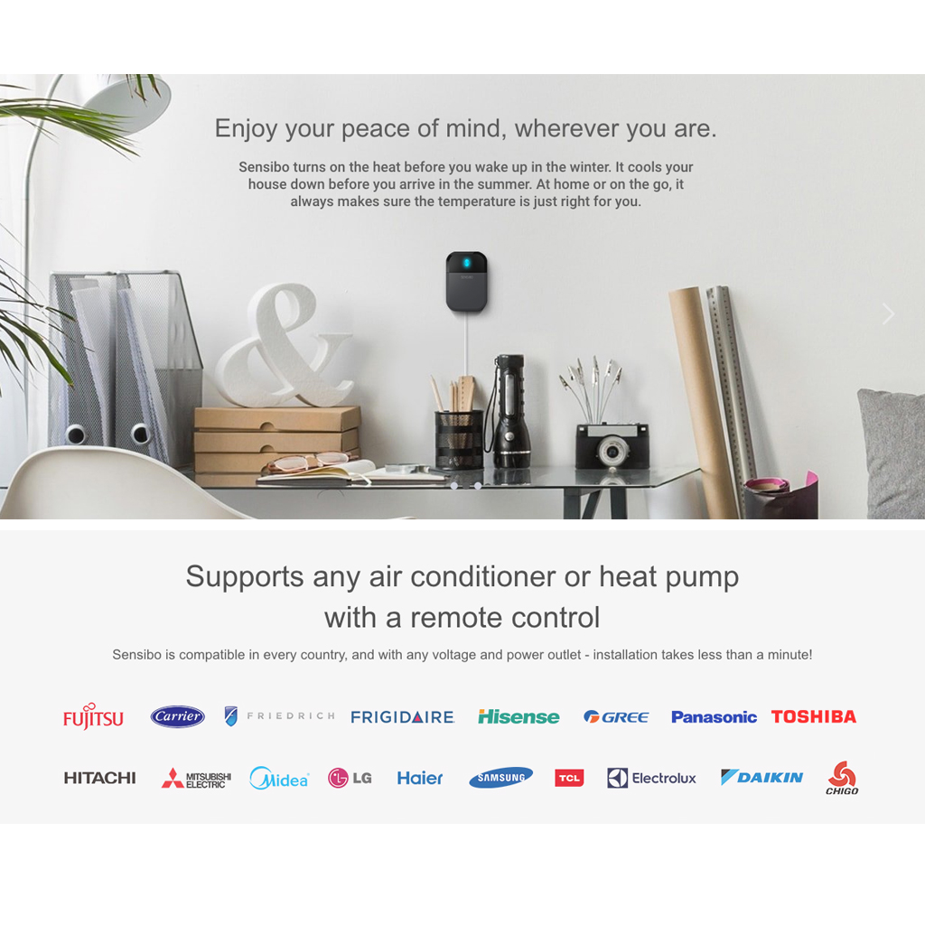 Sensibo - Sensibo Sky - Gör din luftvärmepump smart - Vit