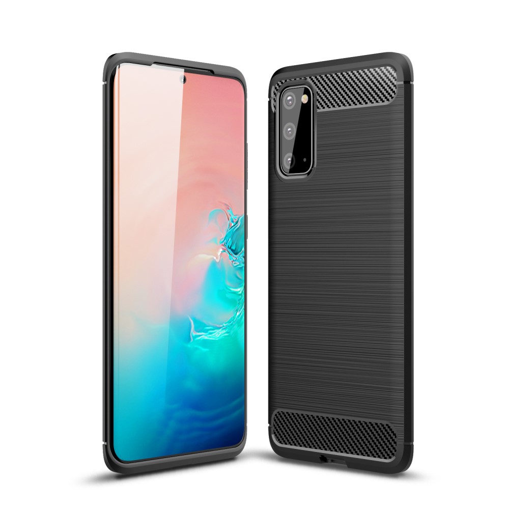 Taltech
Skal i Kolfiber-design för Galaxy S20 - Svart