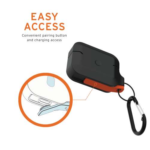 UAG
UAG Apple Airpods Pro Silicone Case - Black / Orange
