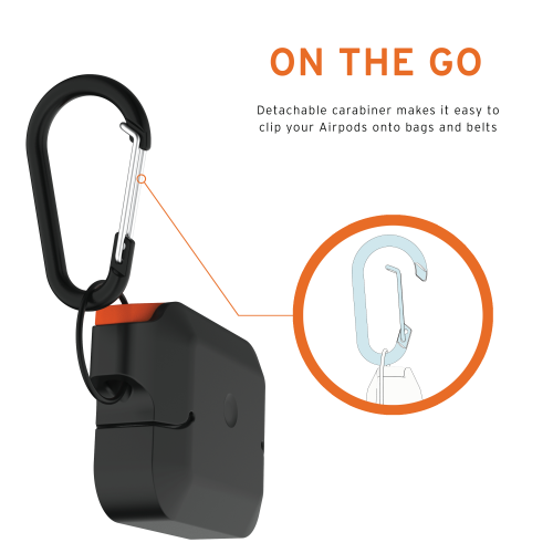 UAG
UAG Apple Airpods Pro Silicone Case - Black / Orange