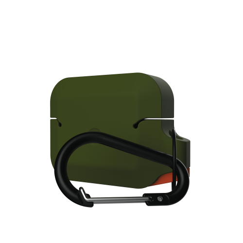 UAG UAG Apple Airpods Pro Silicone Case - Olive Drab/Orange 