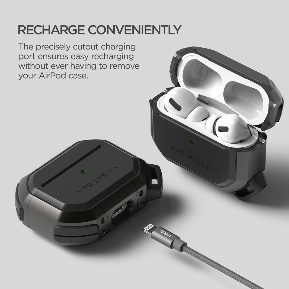 VERUS
VRS DESIGN | Active Skal Apple Airpods Pro - Metal Black
