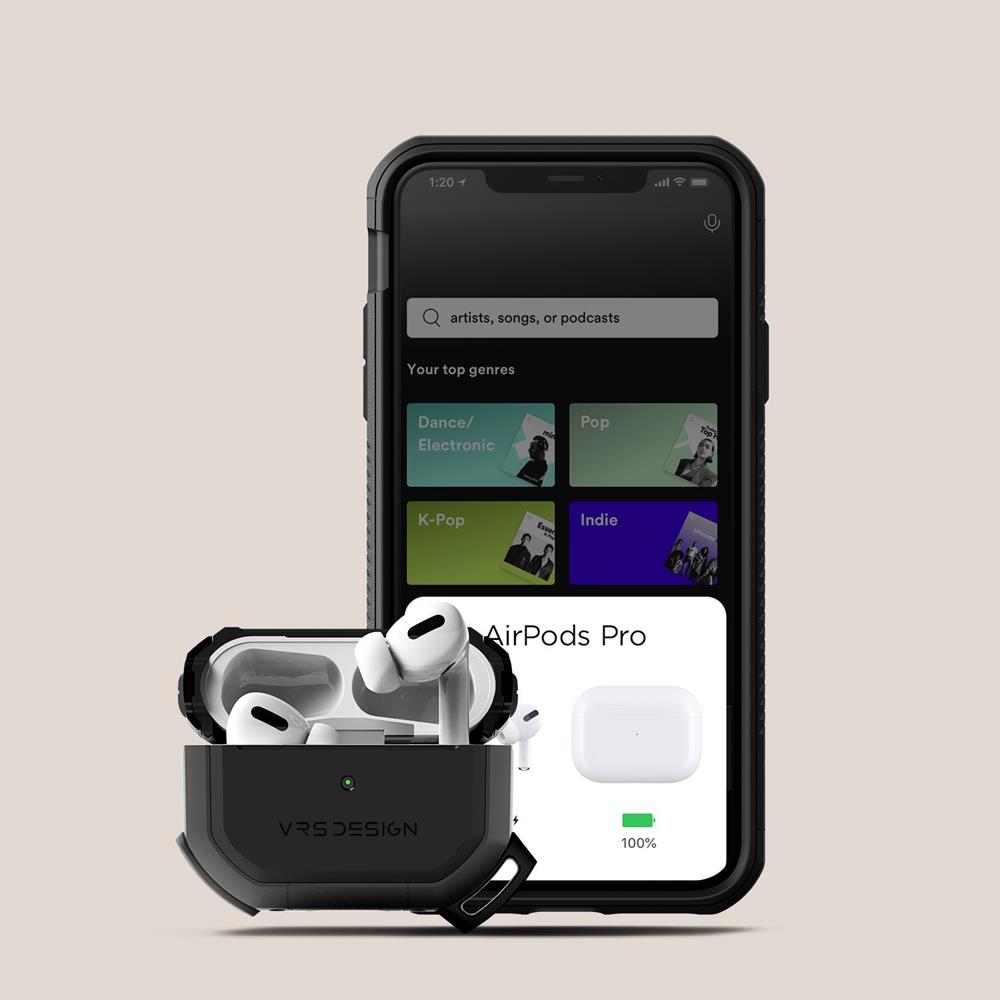 VERUS
VRS DESIGN | Active Skal Apple Airpods Pro - Metal Black