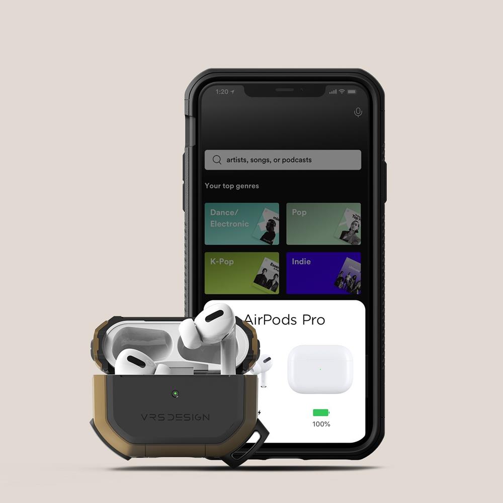 UTGÅTT VRS DESIGN | Active Skal Apple Airpods Pro - Sahara Khaki 
