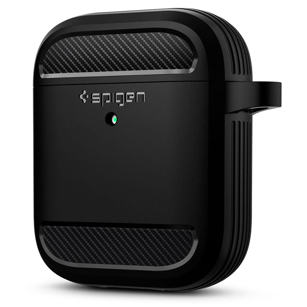 Spigen - SPIGEN Airpods Skal Rugged Armor - Matte Svart