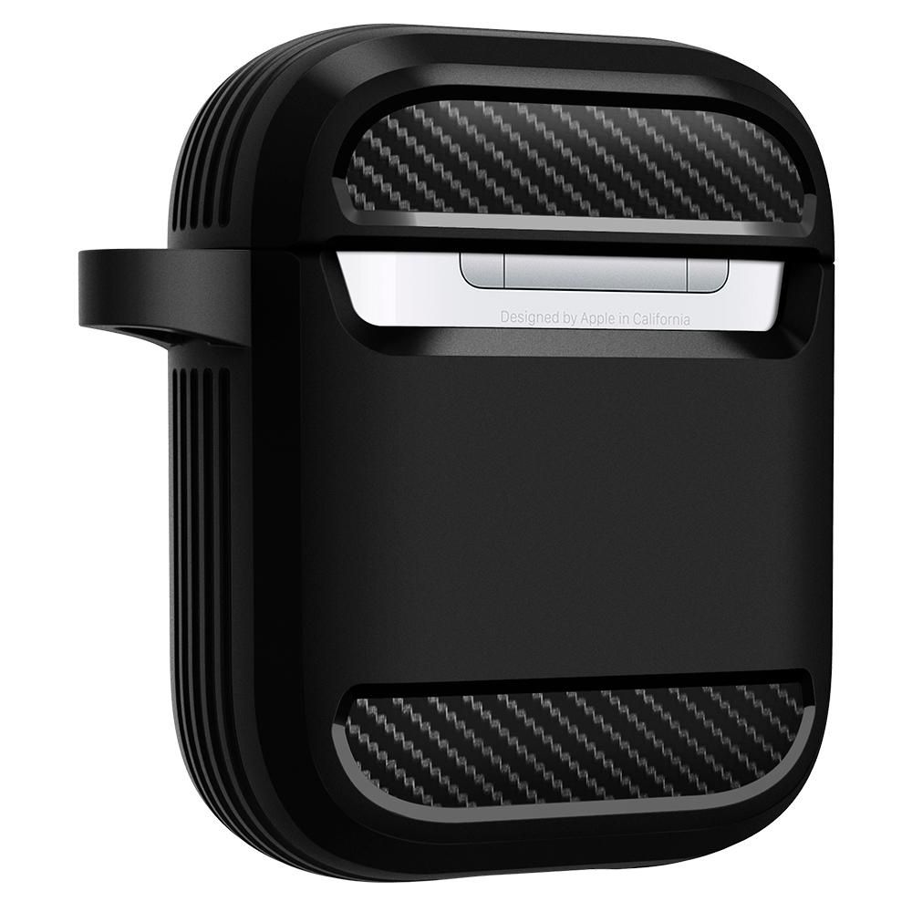 Spigen - SPIGEN Airpods Skal Rugged Armor - Matte Svart