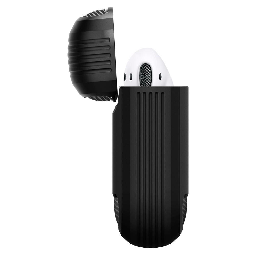 Spigen - SPIGEN Airpods Skal Rugged Armor - Matte Svart