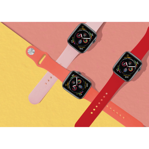 UTGÅTT - Puro - Apple Watch Band 38-40mm S/M & M/L - Living Coral