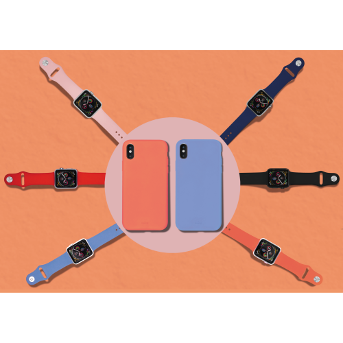 Puro - Puro Apple Watch Band 38-40mm S/M & M/L - Svart