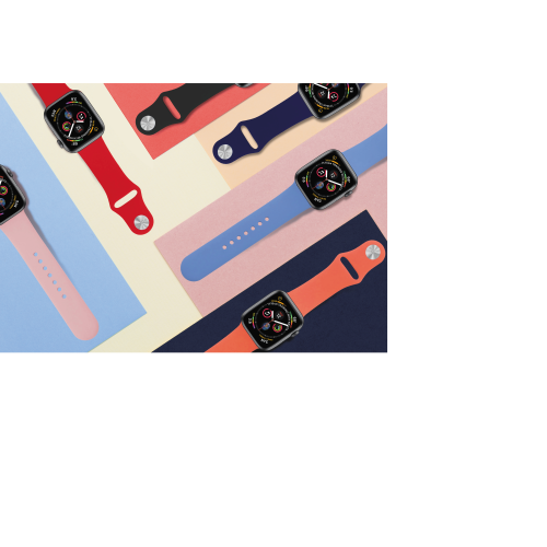 Puro - Puro Apple Watch Band 38-40mm S/M & M/L - Svart
