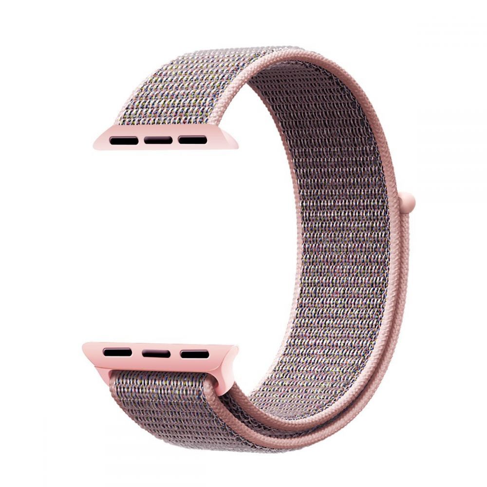 Tech-Protect - Tech-Protect Nylon Apple Watch 4/5/6/7/8/SE (38/40/41mm) - Pink Sand