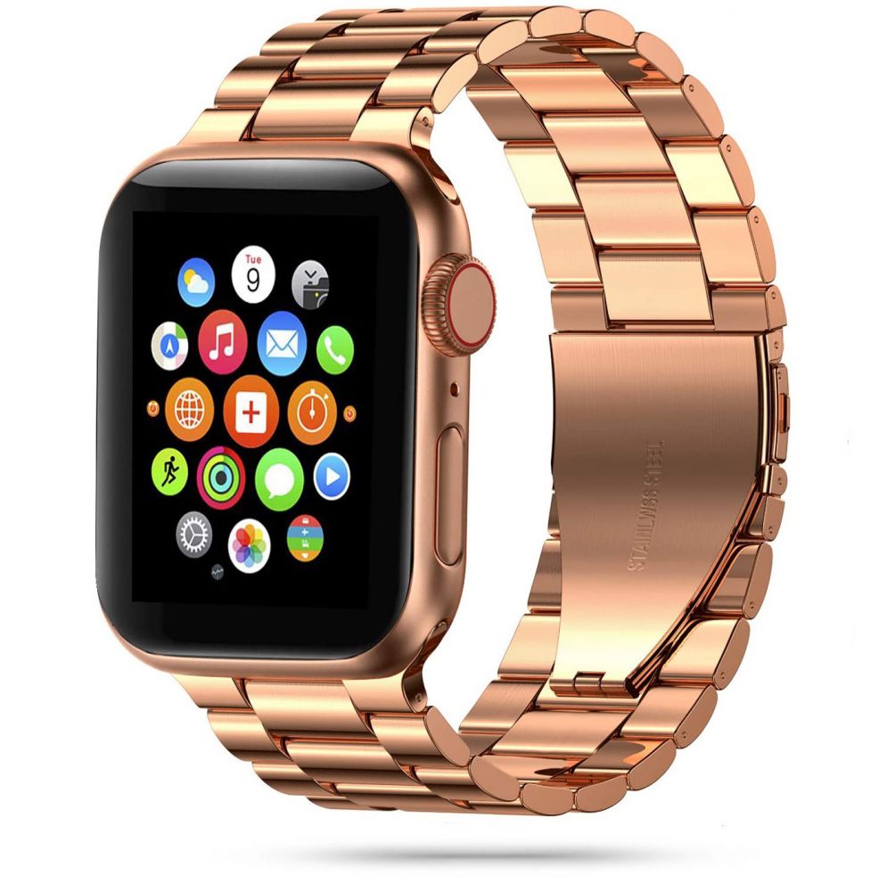 Tech-Protect Tech-Protect Stainless Apple Watch 1/2/3/4/5 (38/40mm) - Rose Guld 