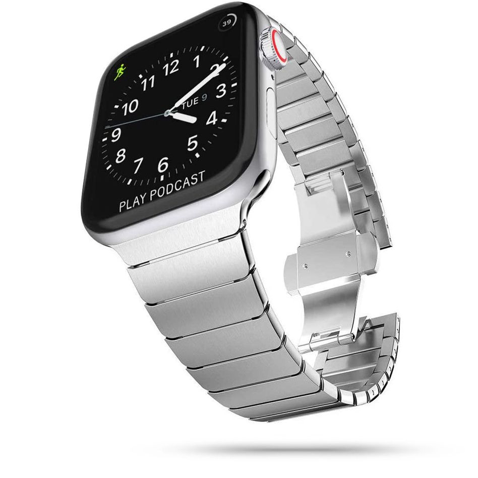 Tech-Protect - Tech-Protect Linkband Apple Watch 4/5/6/7/8/SE/Ultra (42/44/45/49mm) - Silver