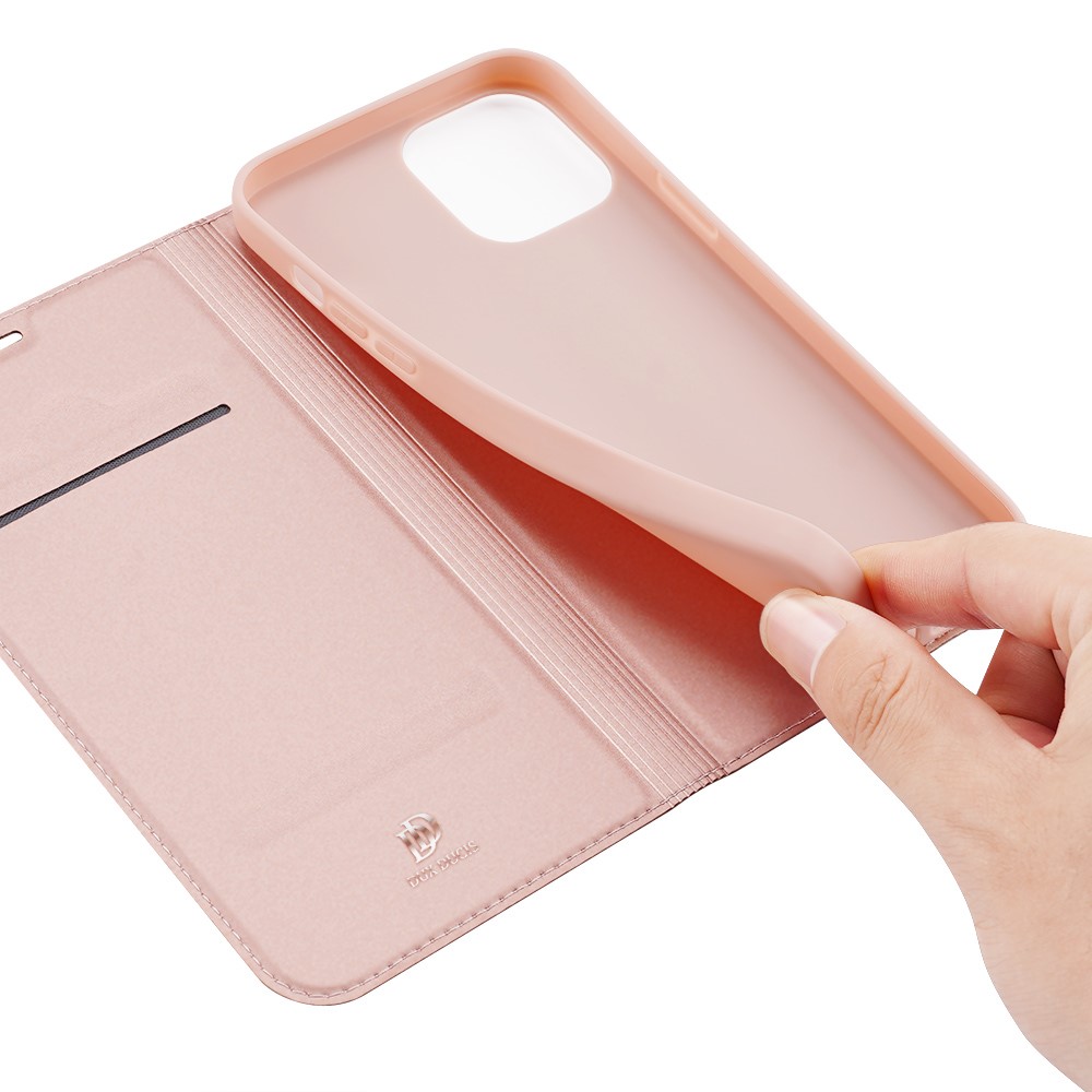 Dux Ducis
Dux Ducis PU Läder Plånboksfodral iPhone 12 & 12 Pro - Rose Gold
