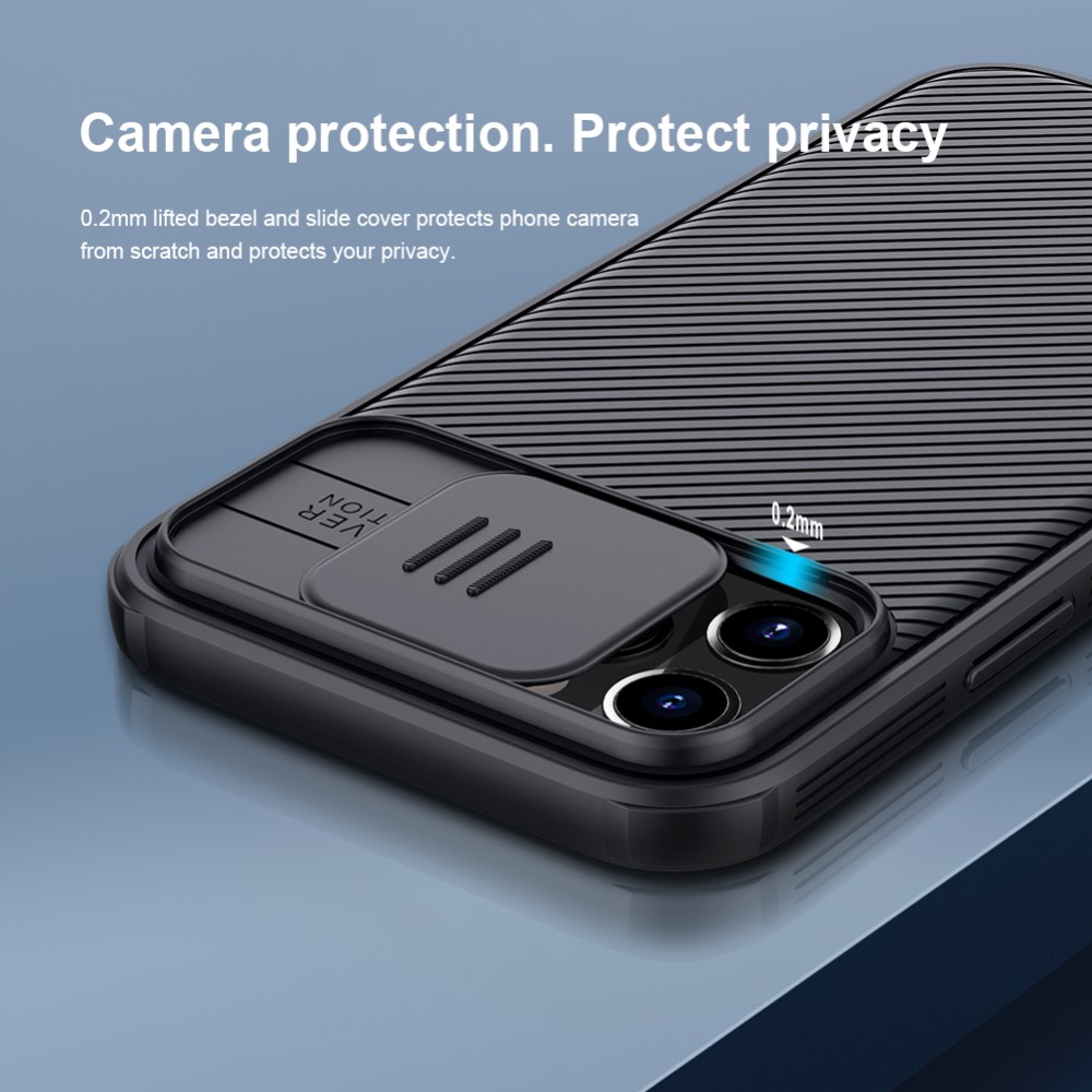 Nillkin
NILLKIN CamShield Mobilskal iPhone 12 & 12 Pro - Svart