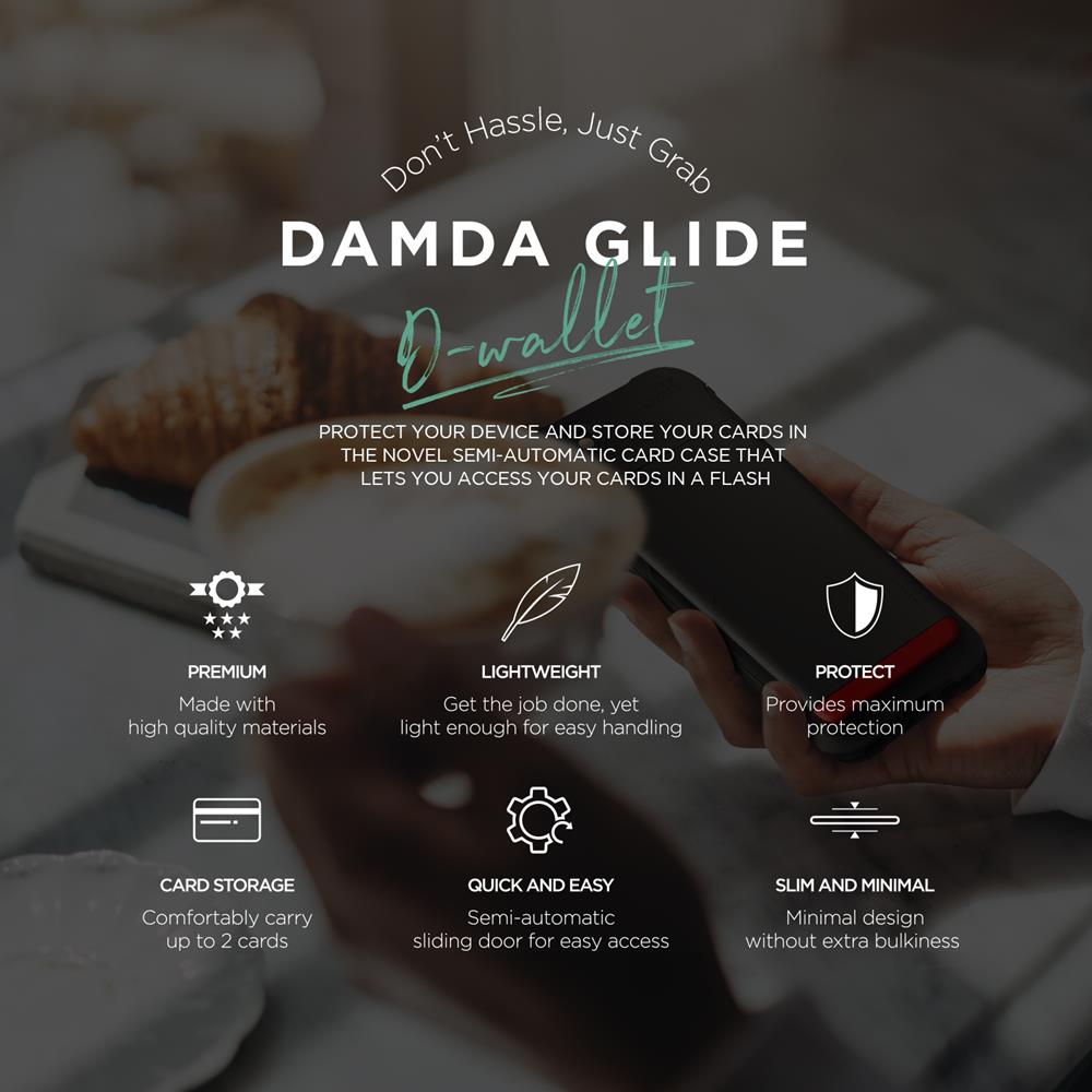 VERUS
VRS DESIGN | Damda Glide Shield Skal iPhone SE 2020|8|7 - Svart