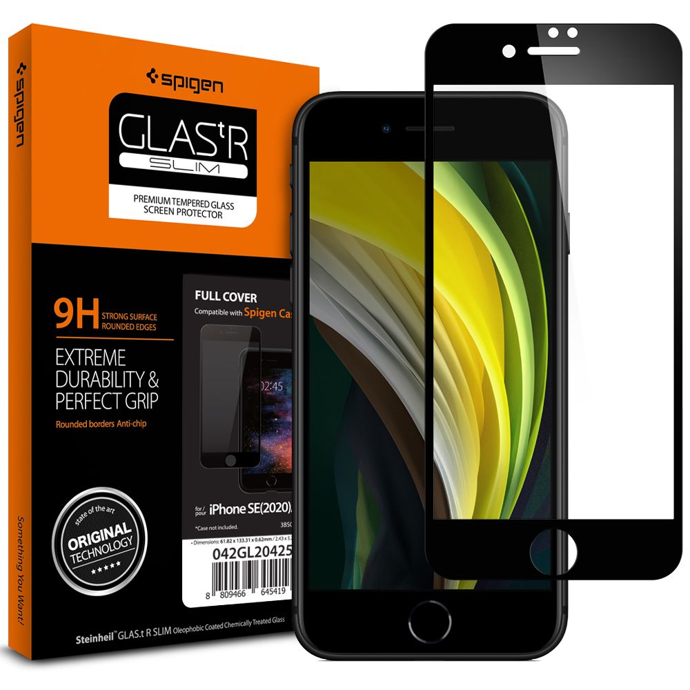 Spigen
Spigen Tempered Glass FC iPhone 7/8/Se 2020 - Svart