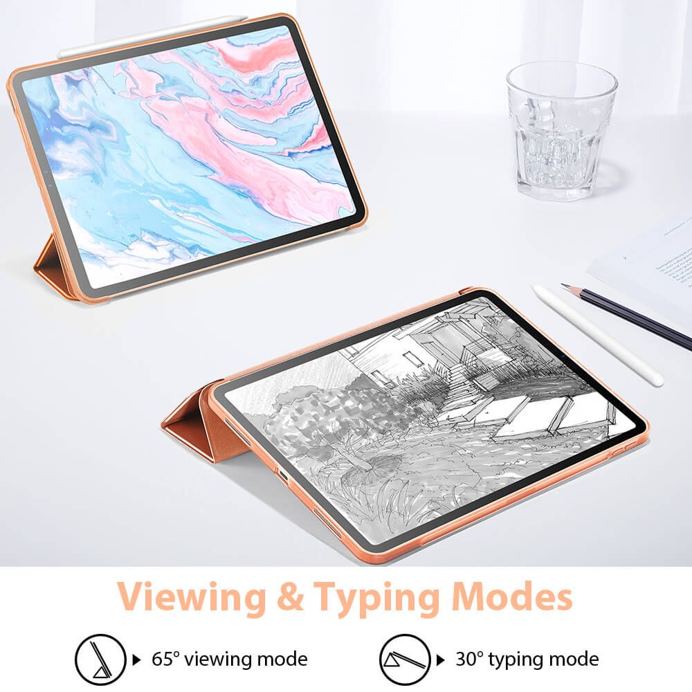 ESR - ESR Rebound Slim Fodral iPad Air 4/5 (2020/2022) - Silver Grå
