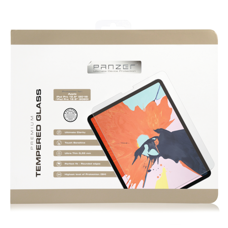 Panzer - Panzer - Härdat Glas iPad Pro 12.9 2018/2020