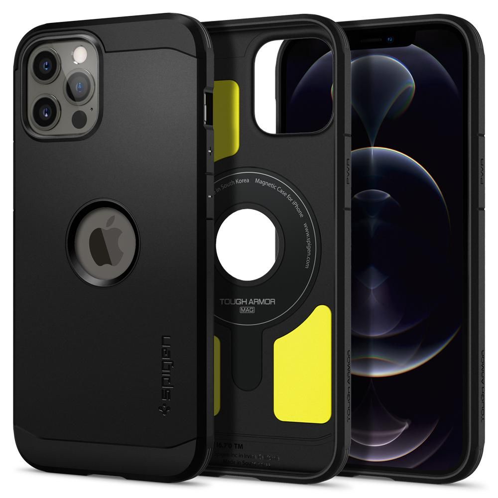Köp Spigen Tough Armor Mobilskal Magsafe iPhone 12 Pro Max Svart