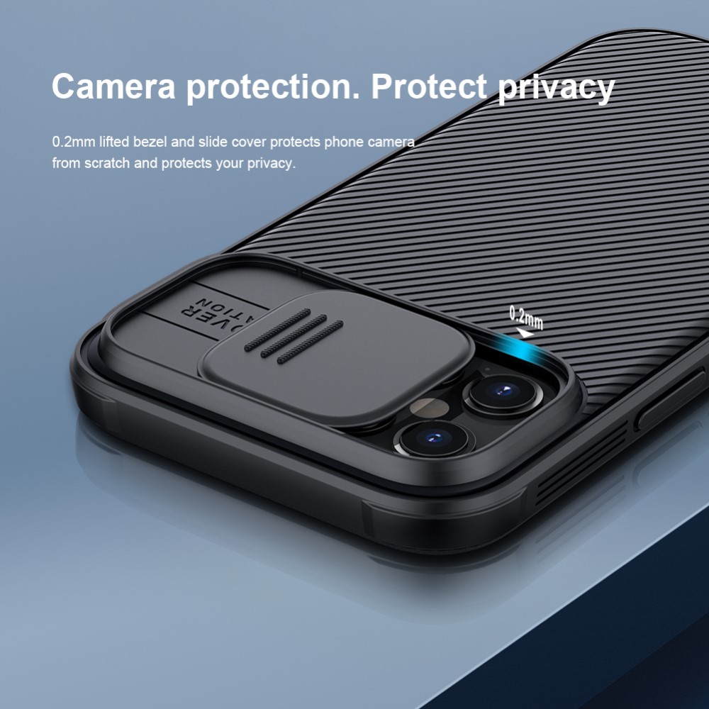 Nillkin
NILLKIN CamShield Mobilskal iPhone 12 Pro Max - Svart