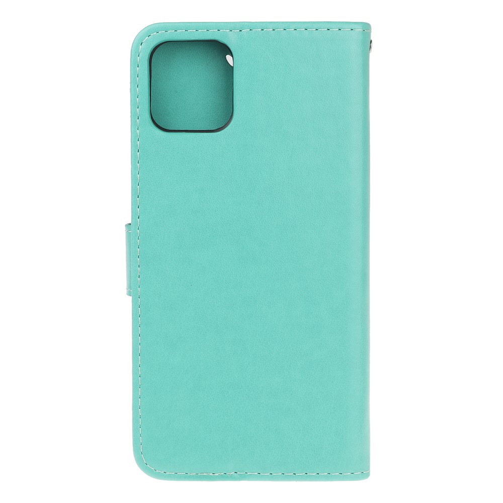 OEM
Imprint Läder Plånboksfodral iPhone 12 Mini - Cyan