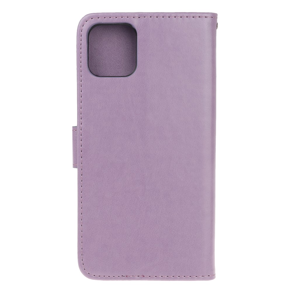 OEM
Imprint Läder Plånboksfodral iPhone 12 Mini - Lila
