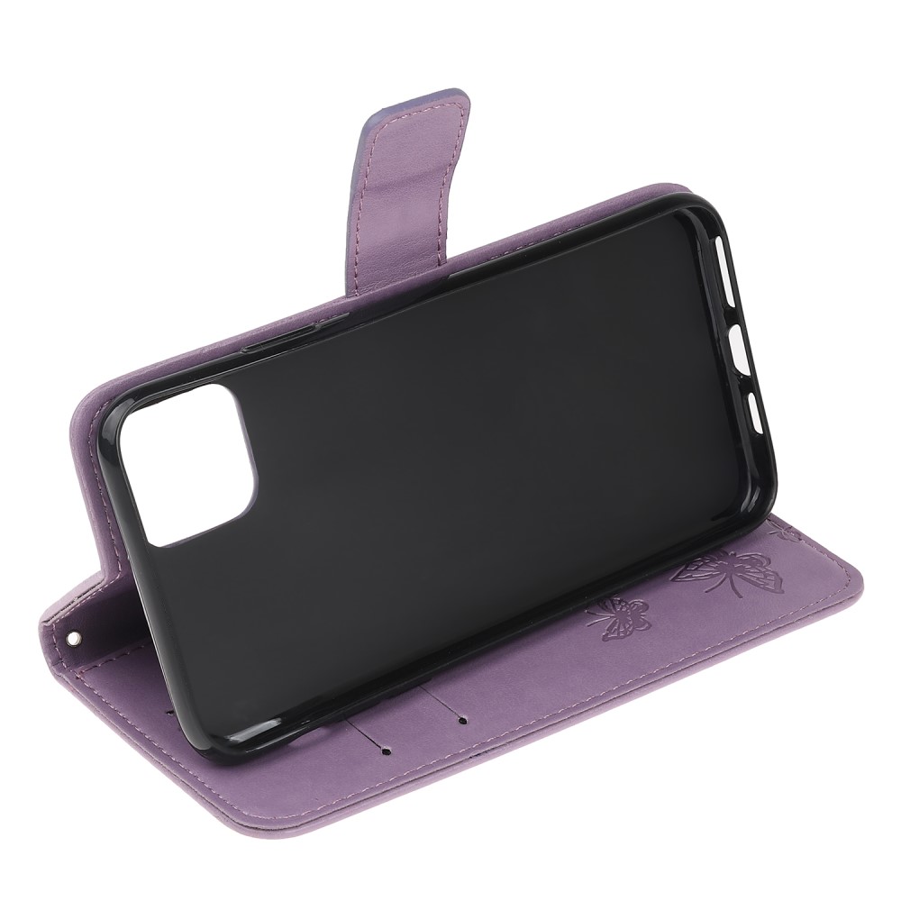 OEM
Imprint Läder Plånboksfodral iPhone 12 Mini - Lila