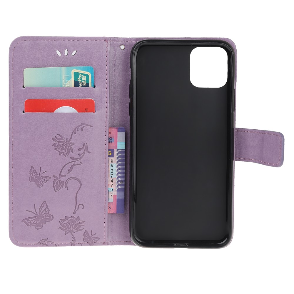OEM
Imprint Läder Plånboksfodral iPhone 12 Mini - Lila