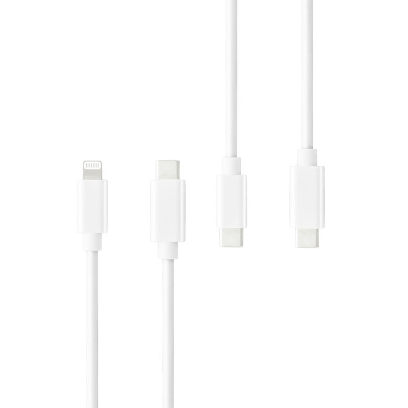 UTGÅTT
Key Power Extrem Snabbladdare, USB-C till Lightning, MFI, 3.0A, 18W, 1m - Vit