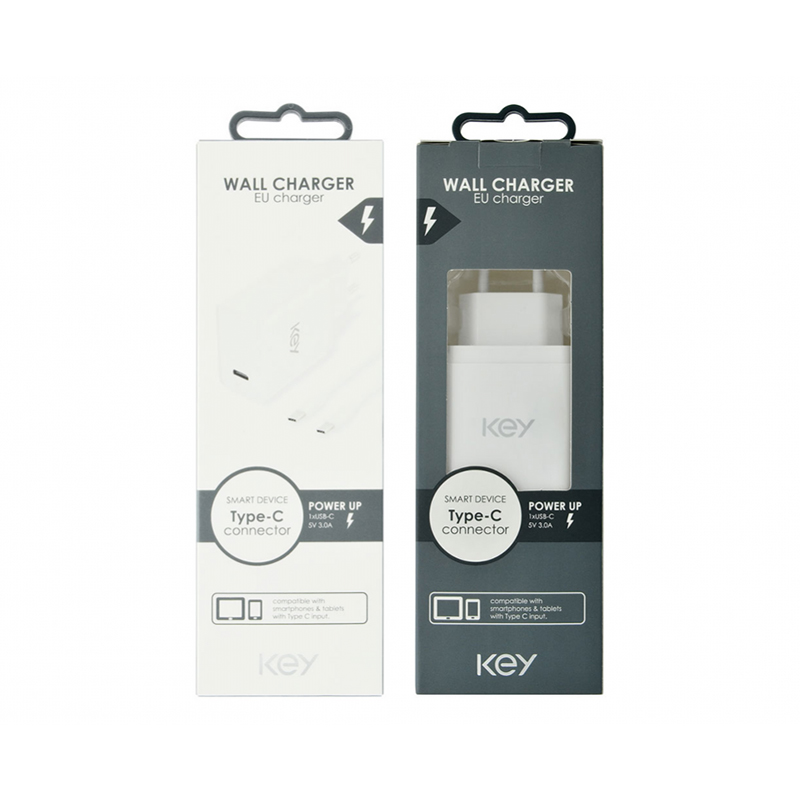 UTGÅTT
Key Power Extrem Snabbladdare, USB-C till Lightning, MFI, 3.0A, 18W, 1m - Vit