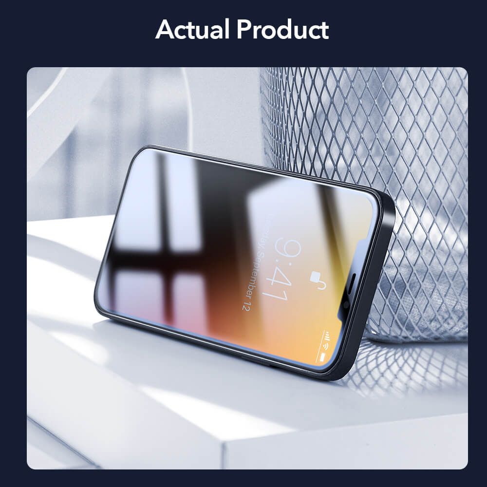 ESR - ESR 2-Pack Screen Shield Tempered Glas iPhone 12 & 12 Pro - Clear