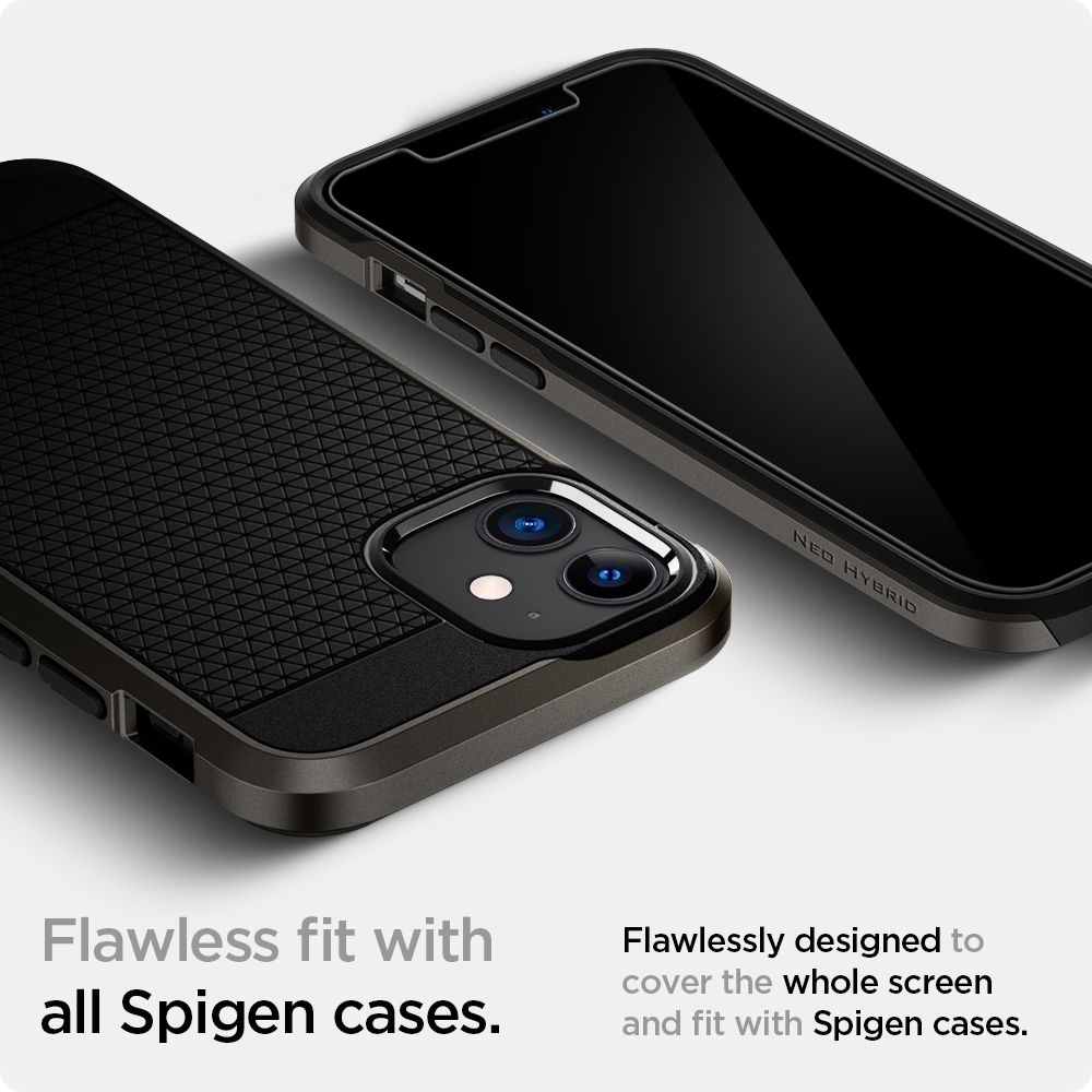 Spigen
SPIGEN Ez Fit 2-Pack Härdat Glas.Tr iPhone 12 & iPhone 12 Pro