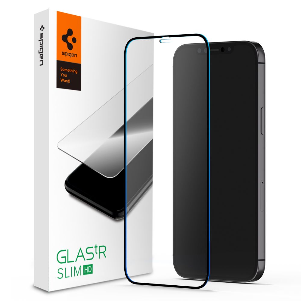 Spigen
SPIGEN FC Härdat Glas iPhone 12 & iPhone 12 Pro - Svart