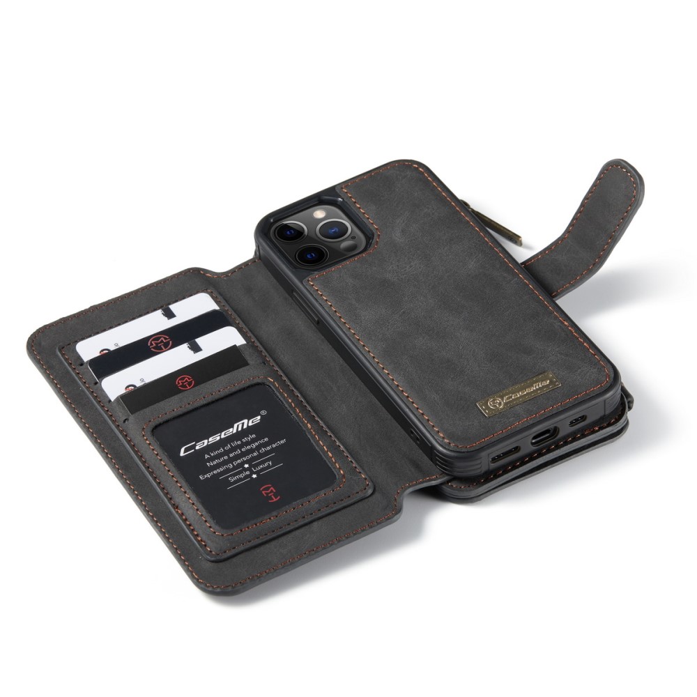 Caseme
CASEME Detachable Äkta Läder Plånboksfodral iPhone 12 Mini - Svart