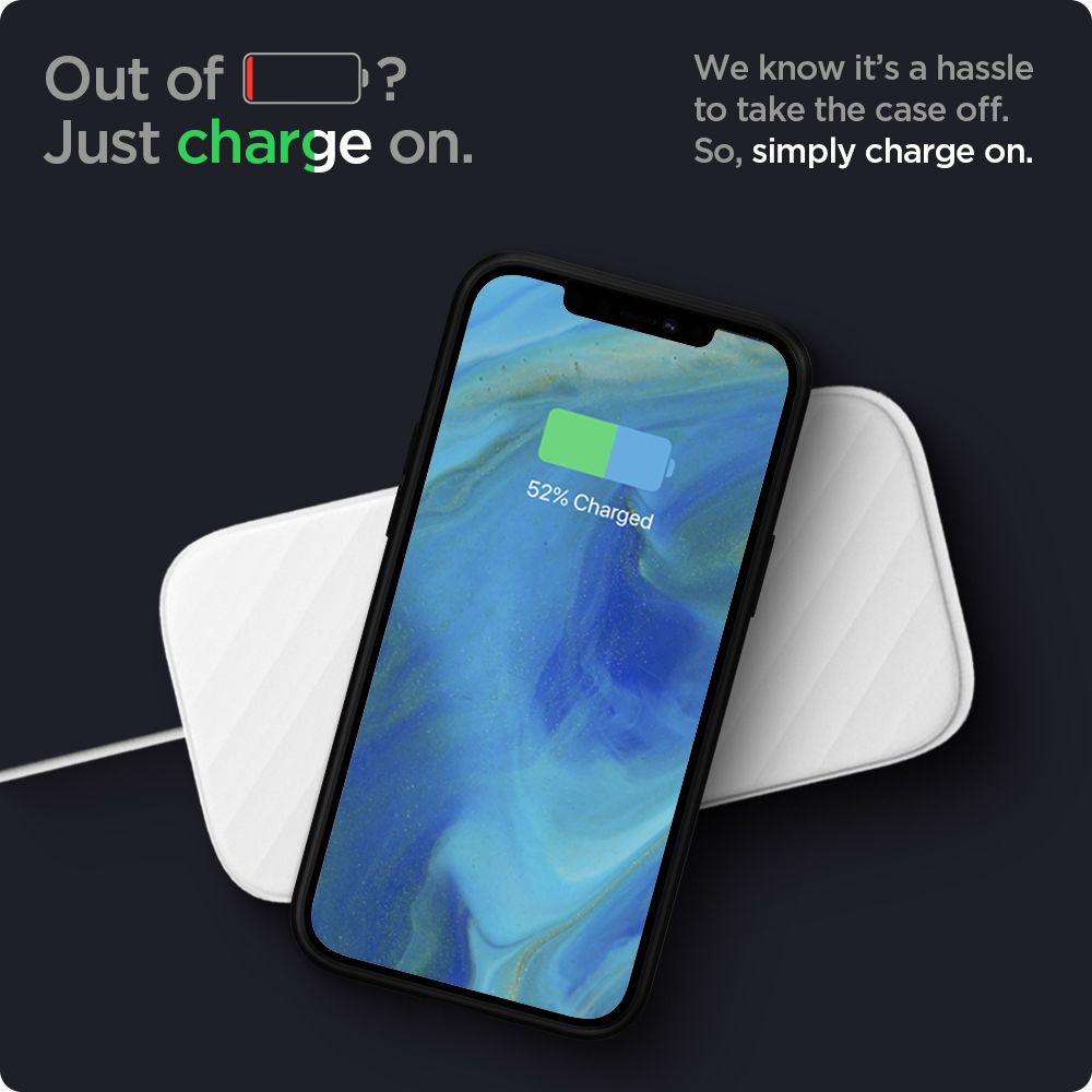 Spigen - SPIGEN Thin Fit iPhone 12 & 12 Pro - Svart