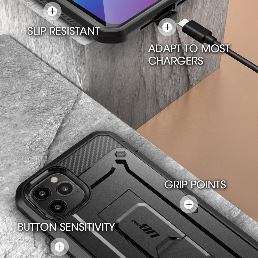 SupCase - SupCase | Unicorn Beetle Pro iPhone 12 & 12 Pro - Svart
